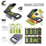 14-in-1 Vegetable Chopper & Cutter – Multi-Function Food Slicer with Storage Box