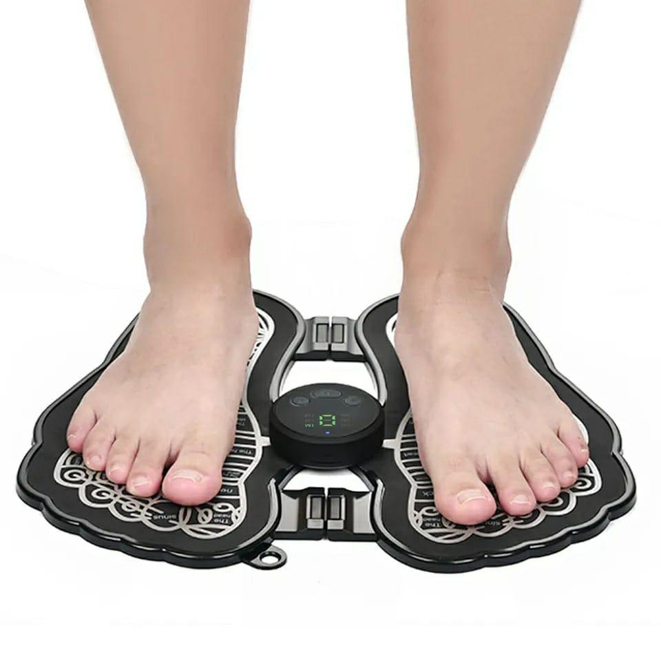 Electric EMS Foot Massager – Intelligent Muscle Stimulator with 6 Modes & USB Rechargeable