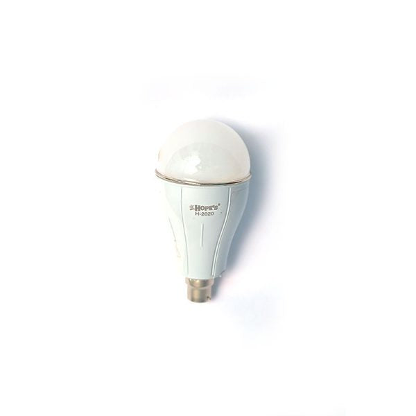 Hope’s H-2020 LED Rechargeable 9W Bulb – Long Backup, Double Battery, Best Load Shedding Solution in Pakistan