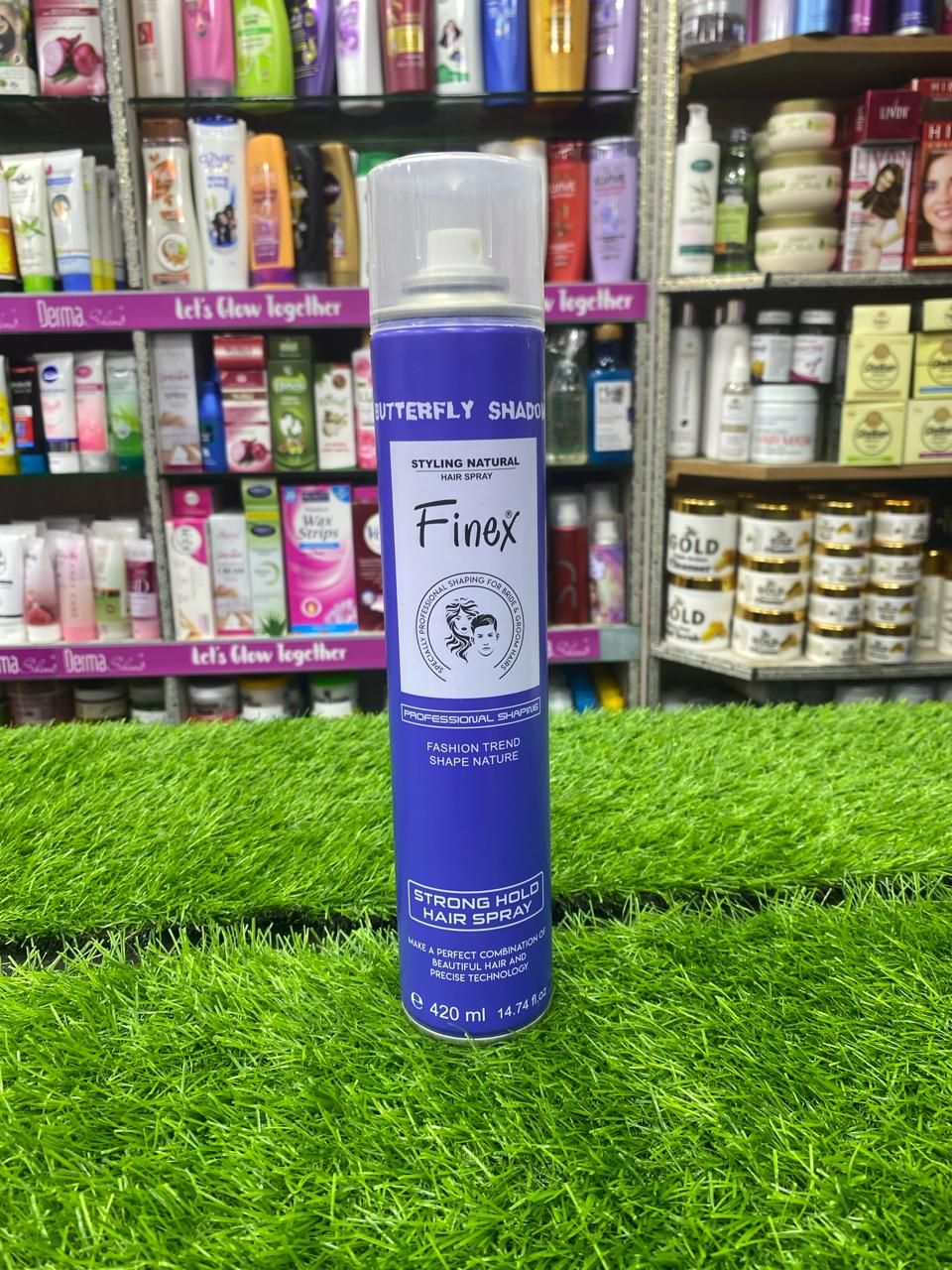 Finex Hair Spray – Strong Hold, All-Day Style & Control | Anti-Frizz, Humidity Resistant, Long-Lasting